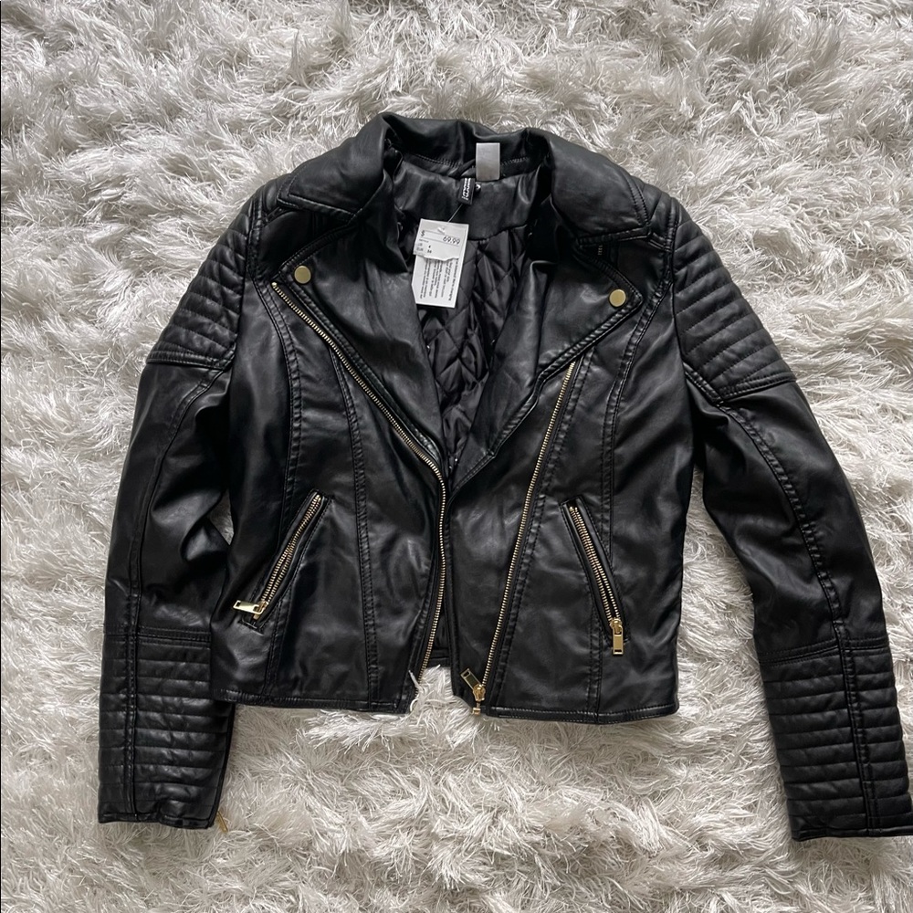 Faux Leather Jacket